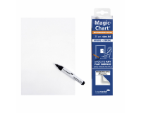 Magic-chart notes Legamaster whiteboard 20x30cm wit 25 vel