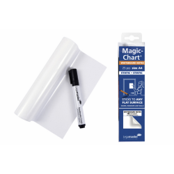 Magic-chart notes Legamaster tableau blanc 200x300mm blanc 25 feuilles