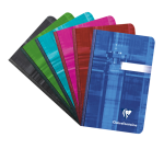 Carnet de notes Clairefontaine 90x140mm ligné assorti