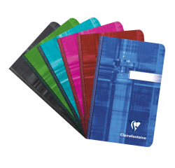 Carnet de notes Clairefontaine 90x140mm ligné assorti