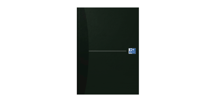 Cahier Oxford Office Essentials A4 96 feuilles ligné noir