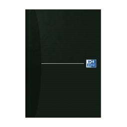 Carnet de notes Oxford Office Essentials A5 96 feuilles ligné noir