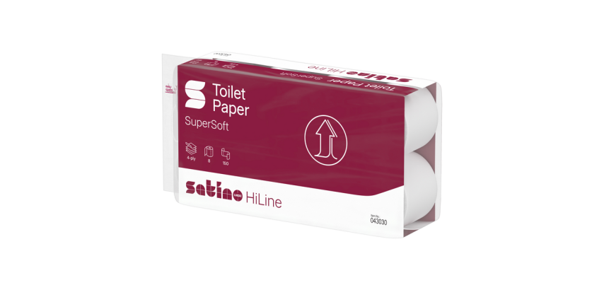 Satino Prestige Toilettenpapier MT1 043030 4-lagig 150 Blatt weiß