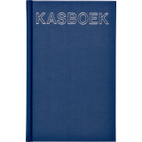 Kasboek 103x165mm 192blz 1 kolom blauw