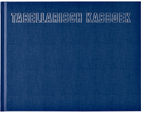 Livre de caisse relié 210x160mm 96 pages 8 colonnes bleu