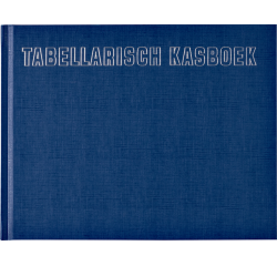 Livre de caisse relié 210x160mm 96 pages 8 colonnes bleu