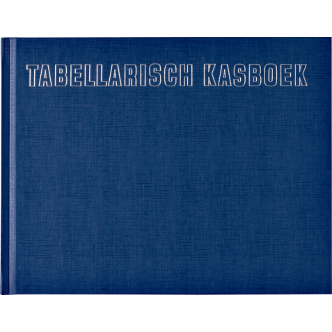 Livre de caisse relié 210x160mm 96 pages 8 colonnes bleu
