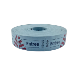 Ticket entrée CombiCraft numéro 1-1000 bleu 1000 pièces