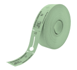 Garderobebonnen Combicraft nummering 2x 1 t/m 500 groen