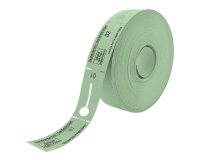 Garderobebonnen Combicraft nummering 2x 1 t/m 500 groen