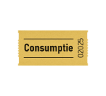 CombiCraft Consumption Voucher 57x30mm double-sided 2x 1000 pieces yellow