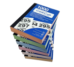 Coat check ticket CombiCraft number 1-1000 6 booklets