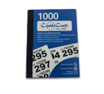 Coat check ticket CombiCraft number 1-1000 6 booklets