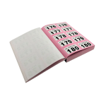 Coat check ticket CombiCraft number 1-1000 6 booklets