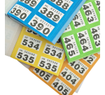 Coat check ticket CombiCraft number 1-1000 6 booklets