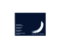 Bloc croquis Papyrus 240x320mm 160g 24 feuilles