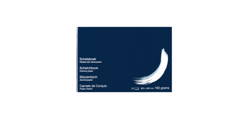 Bloc croquis Papyrus 320x480mm 160g 24 feuilles