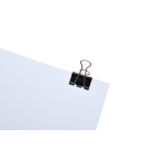 MAUL 215 Foldback Paper Clips 25mm Black Pack of 12