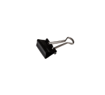 MAUL 215 Foldback Paper Clips 25mm Black Pack of 12