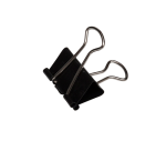 MAUL 215 Foldback Paper Clips 13mm Black - Pack of 12