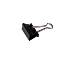 Pince à papier MAUL 215 Foldback 32mm noir 12 pièces