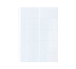 Pochette Kangaro A4 23 perf PP 0.12mm pour 10 cartes de visite 10 pièces