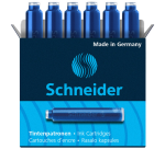 Inktpatroon Schneider din blauw doos à 6 stuks