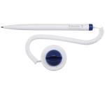 Stylo bille de comptoir Schneider Klick-Fix Medium bleu blister 1 pièce