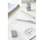 Taille-crayon Faber-Castell 2001 Trio Grip argent