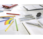 Taille-crayon Faber-Castell 2001 Trio Grip argent