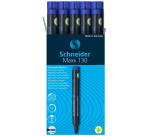 Viltstift Schneider Maxx 130 rond 1-3mm blauw