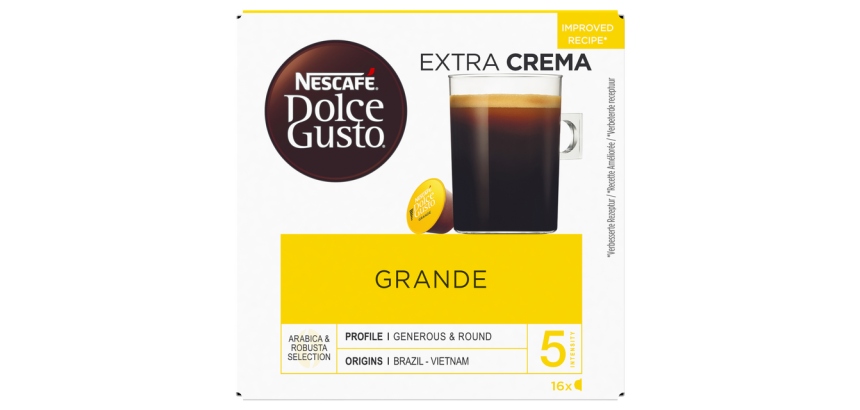 Capsules de café Nescafé Dolce Gusto Grande N° 5 - Boîte de 16