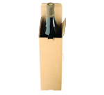 Verzenddoos fles IEZZY karton bruin 90x90x360mm