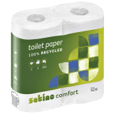 Papier toilette Satino Comfort MT1 062240 2 ép 200 feuilles blanc