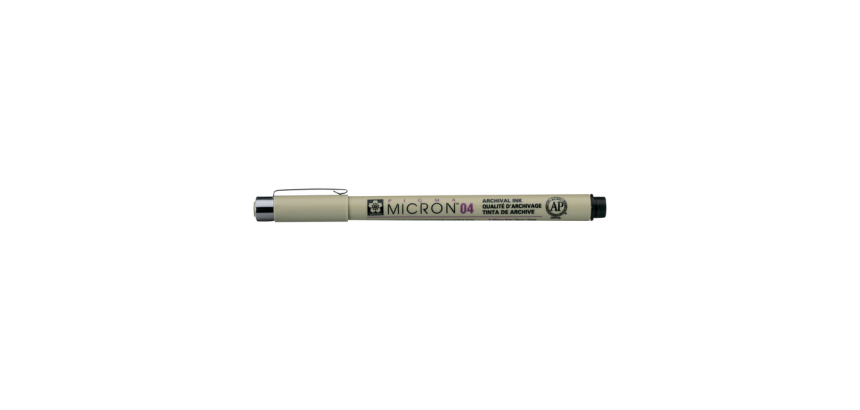 Fineliner Sakura Pigma Micron 04 0,4mm noir