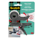 Scotch-Abroller Clip C19 dunkelgrau + 1 Rolle Magic 8,89 m x 19 mm