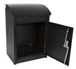 Pakketbrievenbus Malmo 360x260x505mm zwart