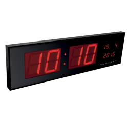 Horloge murale Perel avec écran LED