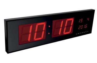 Horloge murale Perel avec écran LED