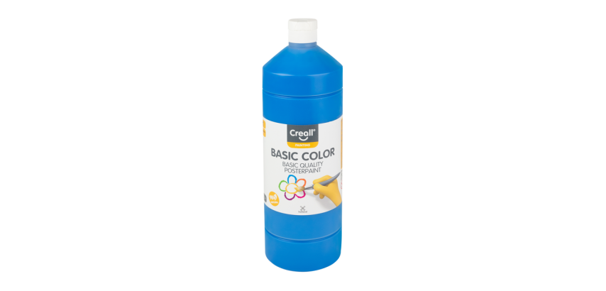Plakkaatverf Creall basic blauw 1000ml