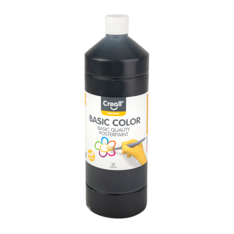 Gouache creall basic noir 1000ml