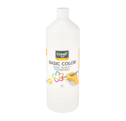 Gouache creall basic blanc 1000ml