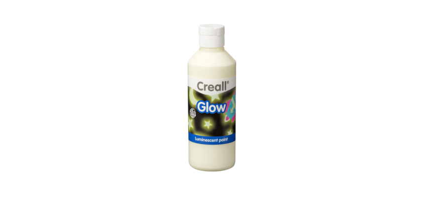 Creall Glow in the Dark Green Gouache 250ml