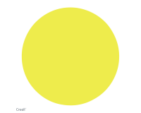 Plakkaatverf Creall fluor geel 250ml