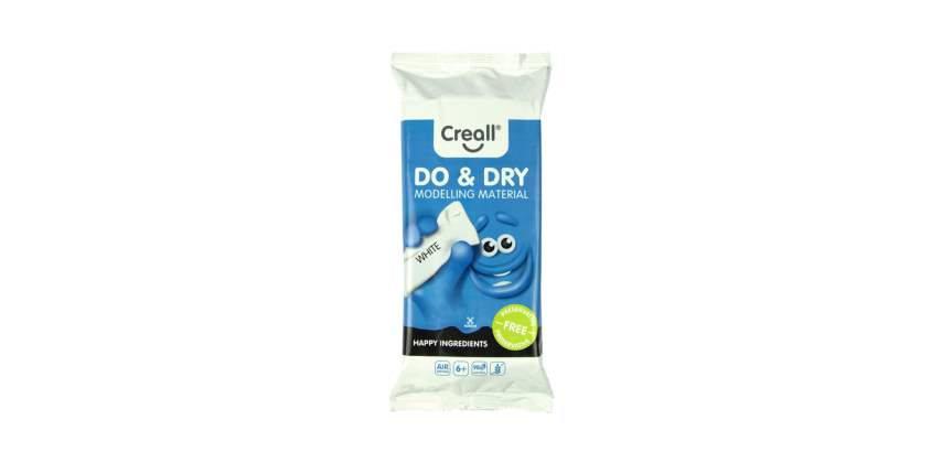 Creall Modelliermasse Do & Dry Weiß 1000g