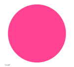 Gouache Creall Fluor rose 250ml