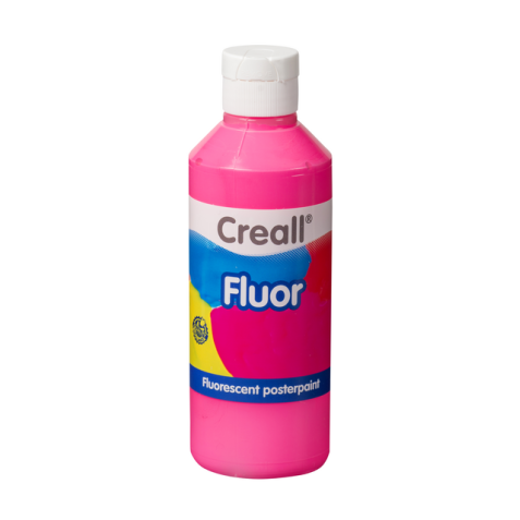 Plakkaatverf Creall fluor roze 250ml