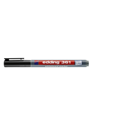 Marqueur tableau blanc edding 361 ogive 1mm noir