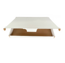 Brievenbusbox IEZZY A4 360x255x26mm karton wit