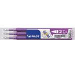Recharge roller PILOT FriXion Medium violet 3 pièces